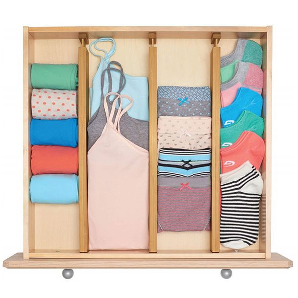 

4pcs drawer dividers separation home retractable stretch partition board