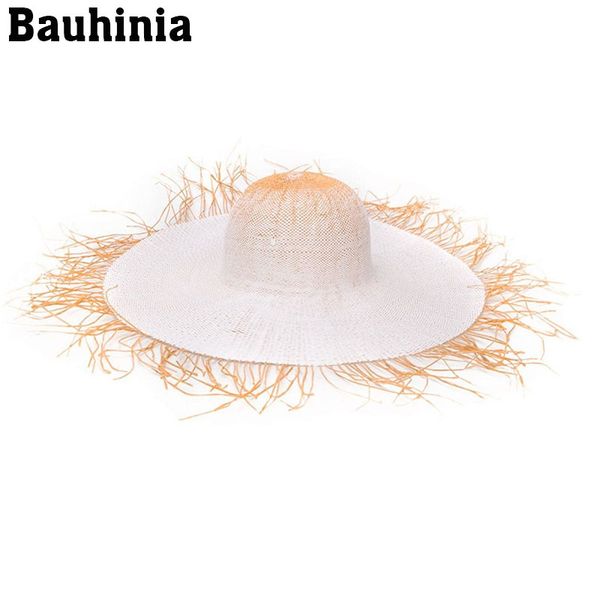 

bauhinia new fashion wide brim large fields straw hats visor outdoor holiday beach sun protection hat, Blue;gray
