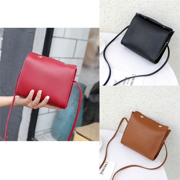 

women lady leather handbag satchel messenger crossbody shoulder travel purse bag