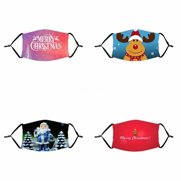 

face mask cartoon animal printed dust mask washable mouth masksmask prective fashion shield#358, Black