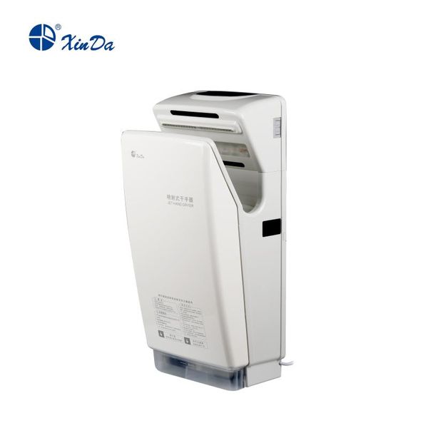 

the xinda gsq 70a abs white bldc professional jet hand dryer automatic infrared sensor with air filter fiber and water tank