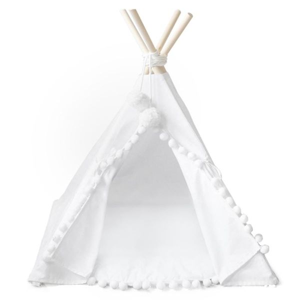 

tents and shelters teepee tent for kids foldable children play girls boys 100% cotton canvas playhouse toys girl child indoor