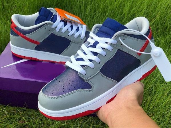 

low samba skateboarding shoes hyper blue men women running shoes samba silver sports sneakers with box