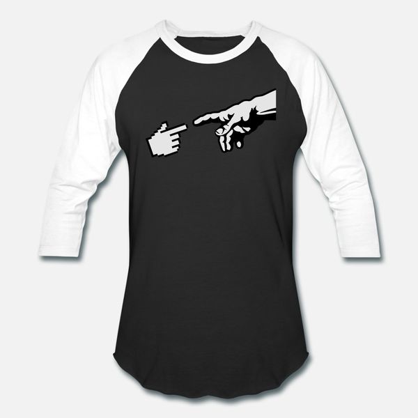 

hand of god michelangelo the creation of adam t shirt men crazy 100% cotton round neck costume crazy fashion summer style normal shirt