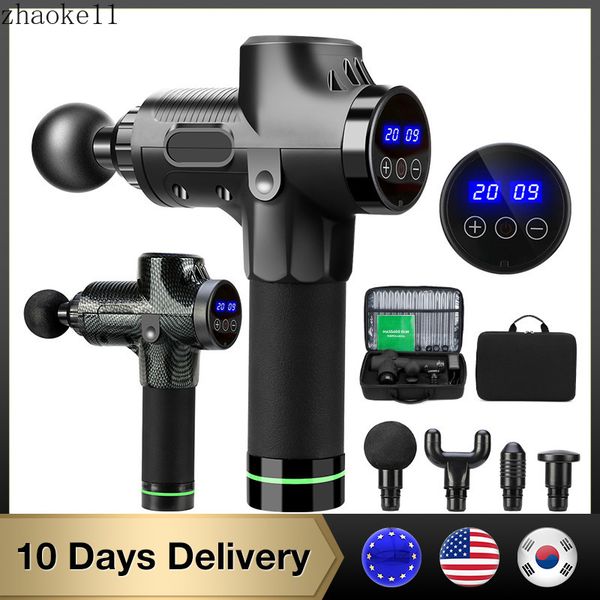 

high frequency massage gun muscle relax body relaxation electric massager with portable bag for fitness phoenix a2854