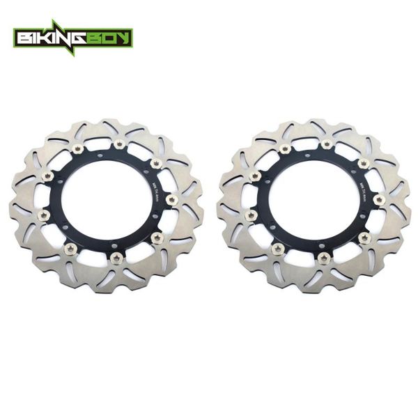 

bikingboy for aprilia etv 1000 capenord / abs 2001-2007 etv 1000 capenord rally raid / abs 01-08 front brake discs disks rotors