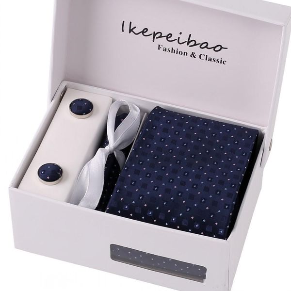 

colar abotoaduras corbatas cinza para o marca amarra gravata mans lenÃ§o personalizado conjuntos verificado da macarrÃ£o prata laÃ§os potex, Black;blue