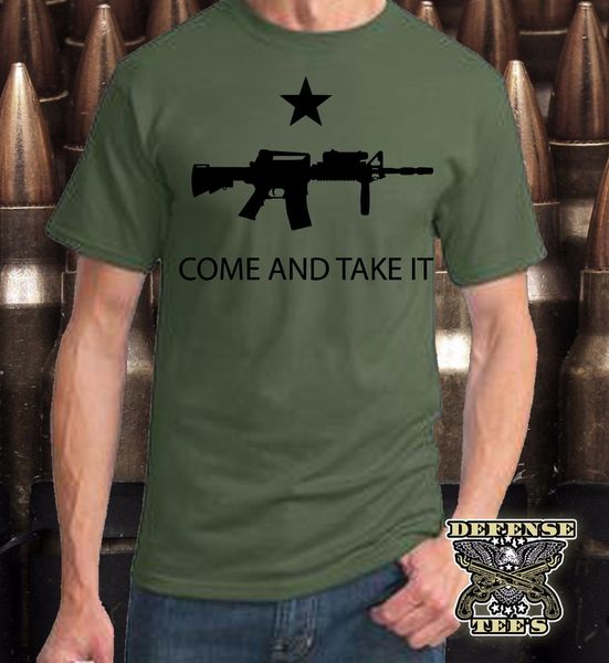 

2019 design come and take it t-shirt 2nd amendment political shirt pro gun tee o-neck hipster tshirts