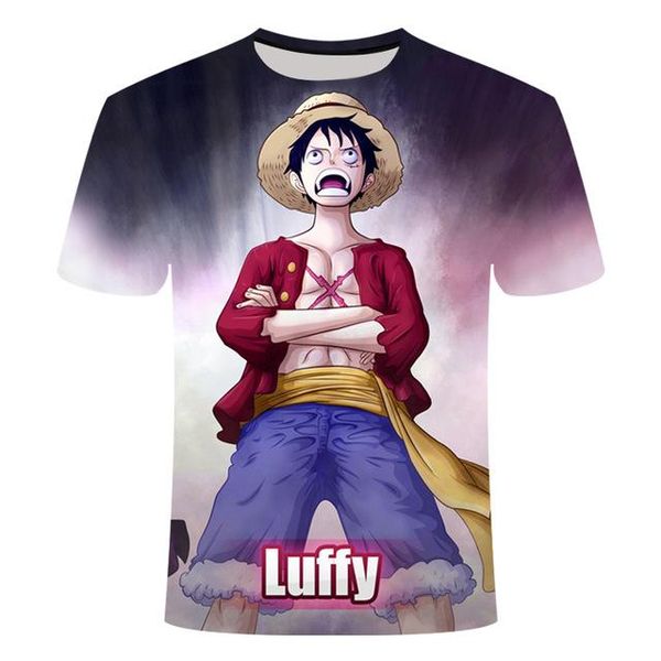 

one piece luffy new anime summer 3d print shirts harajuku graphic hippie men clothing