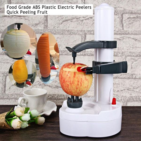 

electric peelers automatic peeling fruit vegetable machine stainless steel household kitchen two spare blades tools