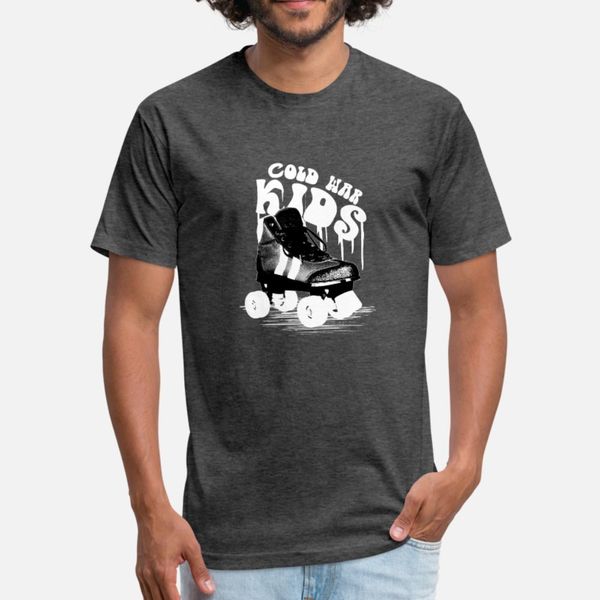 

cold war kids with vintage roller skates war gift t shirt men print 100% cotton size s-3xl vintage sunlight comfortable spring cool shirt