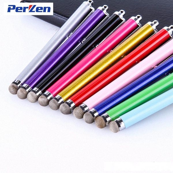 

metal capacitive touch pen stylus screen fiber capacitive cloth for phone tablet lapiphone samsung htc sony