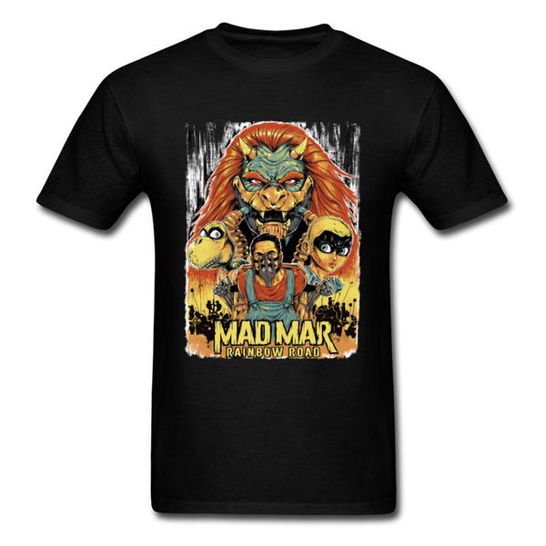 

mad mar rainbow road fashion round collar t-shirts men 3d print leisure & tees steven universe fire funny camisas