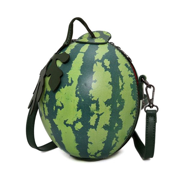 

new personality lovely watermelon ladies' shoulder bag women cute fruit chain crossbody messenger bag