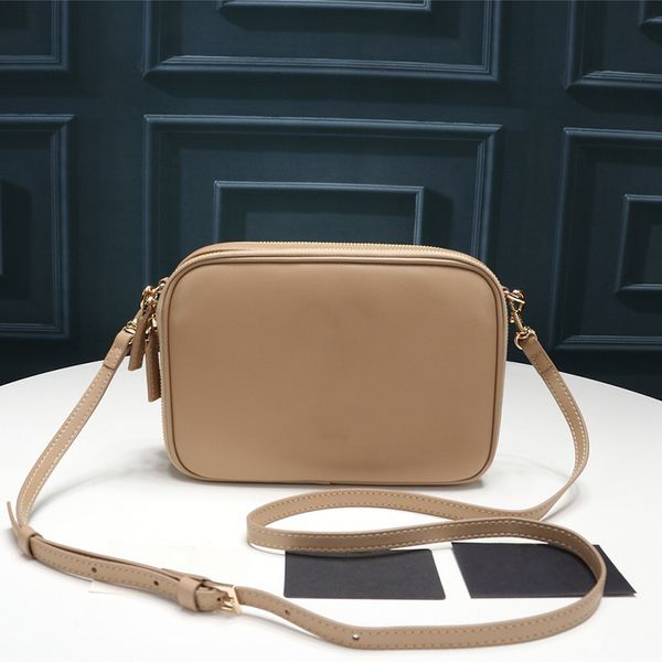 

fashion bags designer crossbody bag smooth leather double zip camera bag luxury wallet designer women bags logo camera mini purses