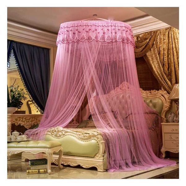 

summer lover ceiling mosquito net hanging round lace canopy bed netting comfy student dome mosquito net crib twin full queen bed