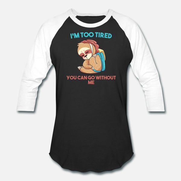 

sloth sloth hiking mountain hiking t shirt men print 100% cotton crew neck unique anti-wrinkle basic summer style pictures shirt