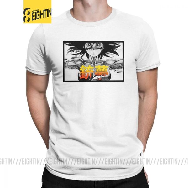 

battle angel gunnm alita t-shirt comic movie anime t shirts for men short sleeved clothes summer tees purified cotton t-shirt