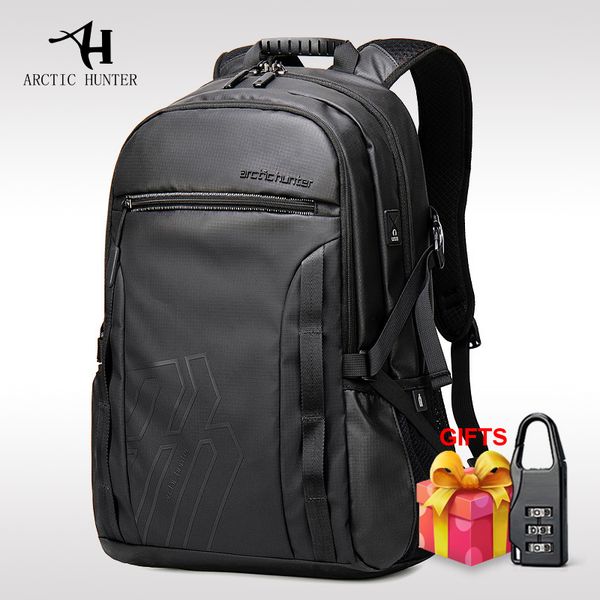 

arctic travel backpack for men women usb charging 15.6 inch lapbag large capacity bagpack waterproof male mochila bag