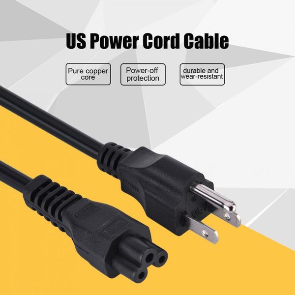

cgjxsvife 250v universal home appliance power cables 1 .8m 3 pin us male plug power cord for air conditioner refrigerator cooker