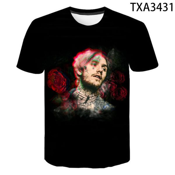 

new lil peep summer 3d boy girl printed cool 3d print shirts horror funny hippie men clothing