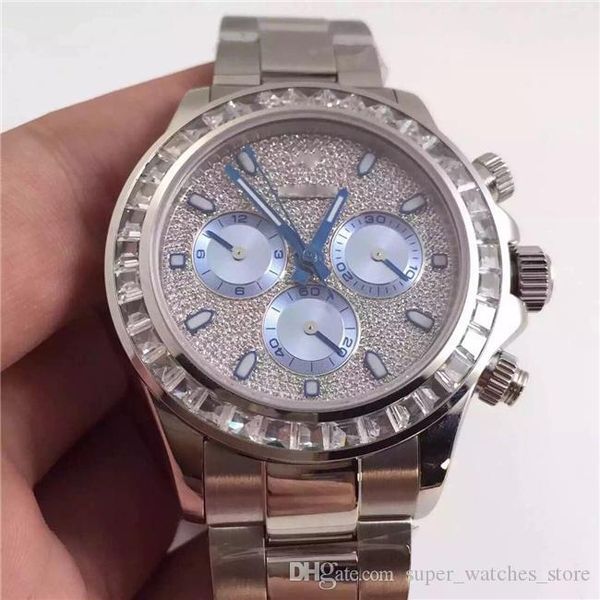 

n v6s montre de luxe 7750 automatic mechanical movement with refined steel housing mens watch power reserve 36 hours, Slivery;brown