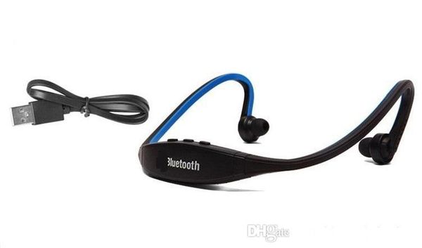 

s9 wireless headphone stereo headset sports bluetooth speaker neckband peal 30pcs/lot with retail package