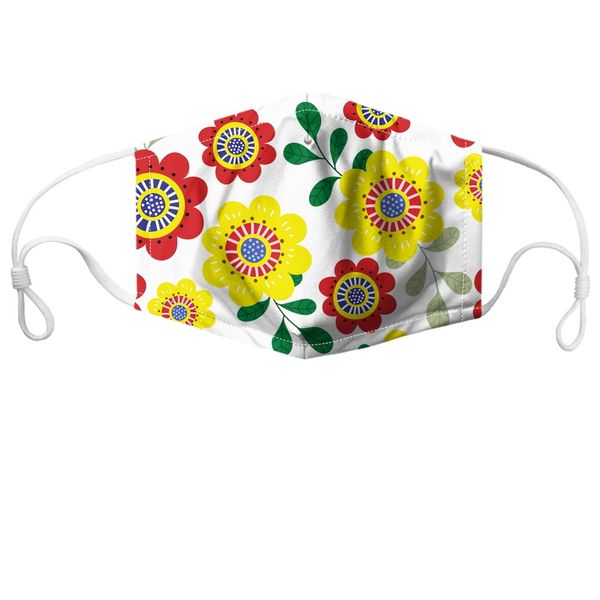 

cartoon printed washable face mask individual lack gift pac e anti dust#916, Black