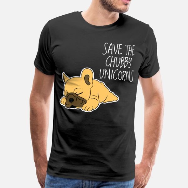 

chubby unicorn french bulldog frenchie dog gift t shirt men designing tee shirt o-neck homme cute casual summer style formal shirt