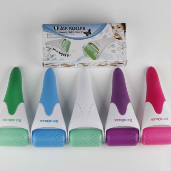 

ice roller for face body massager skin preventing wrinkles rodillo de hielo skin cool derma tool plsatic head ice roller