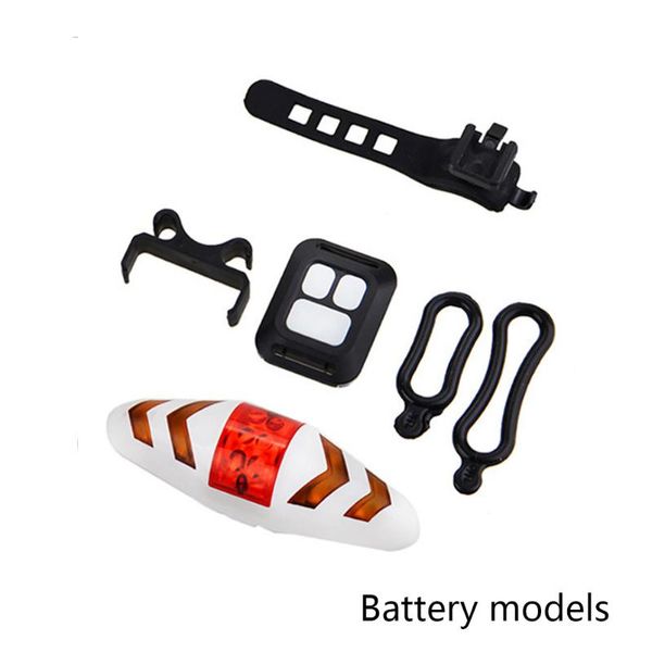 

remote control bicycle tail light wireless turn signals light waterproof