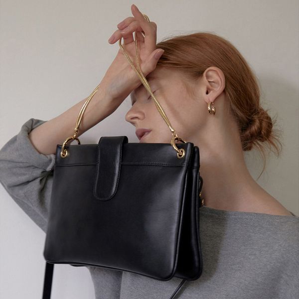 

vintage female double bag ladies pu leather handbags designer messenger bag ladies shoulder crossbody bags 2020 bolsas de mujer