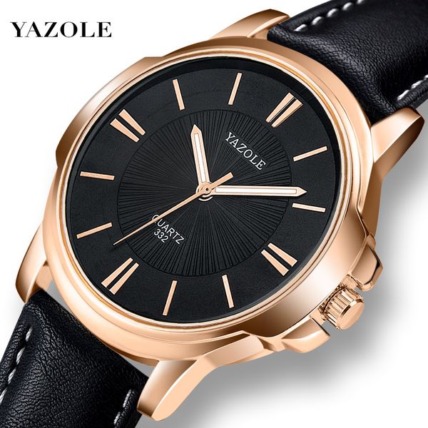 

yazhuo lun 332 vibrato selling simple korean men's watches business fashion men's watches new gifts, Slivery;brown