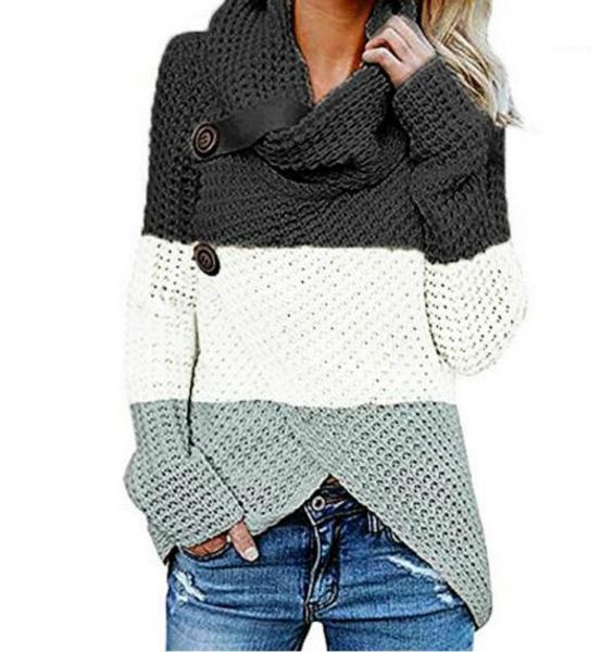 

sweaters fashion striped print sweaters casual long sleeve turtle neck sweaters women clothing women designer patchwork, White;black