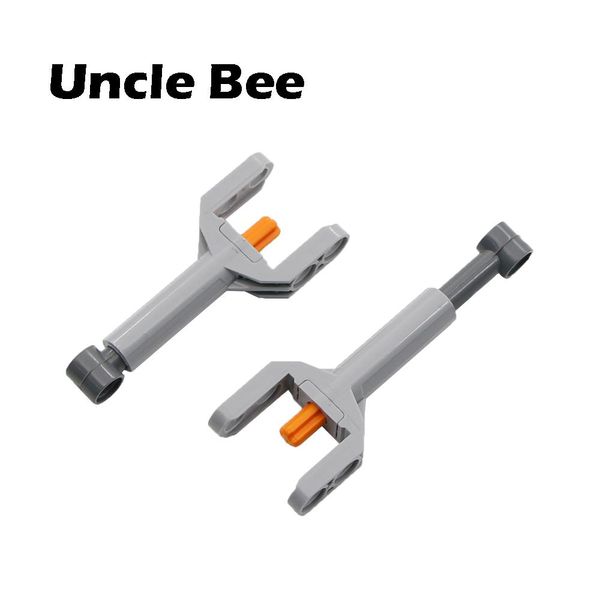 

bricks 7 parts building grey head stem education technic actuator with technic dark toys axle linear blocks orange compatible 9m yxlgmf