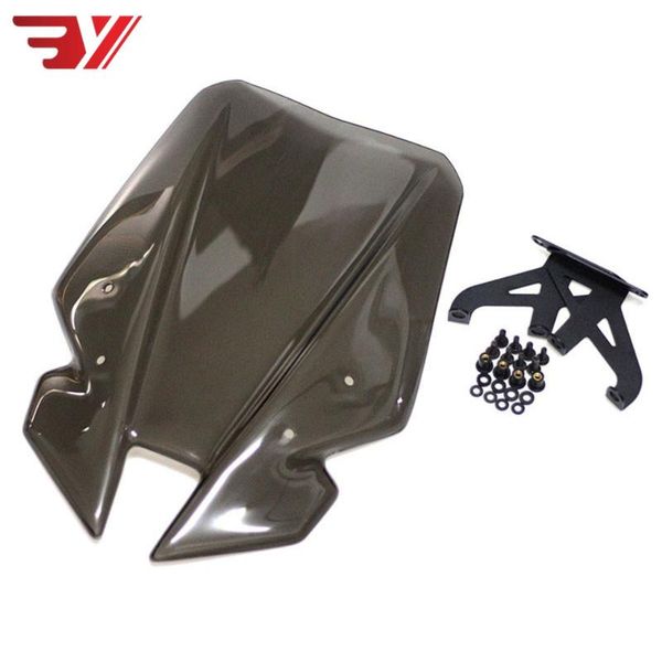 

mt-09 motorcycle accessories windshield windscreen visor viser double bubble for mt 09 fz-09 fz 09 2020 wind deflectors