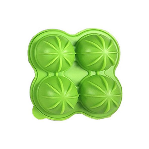 

round sphere tray ice ball maker silicone mold kitchen tool 4 cavity cocktail