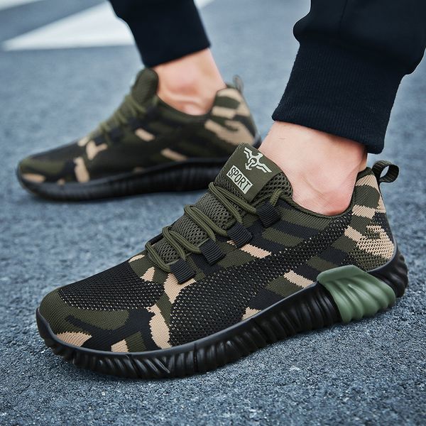 

selling men's mesh breathable sports shoes outdoor casual shoes hollowed-out for men and women running