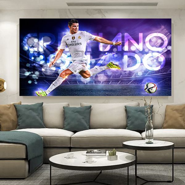 

canvas painting wall posters prints world football match wall art pictures for living room decoration dining restaurant l home decor