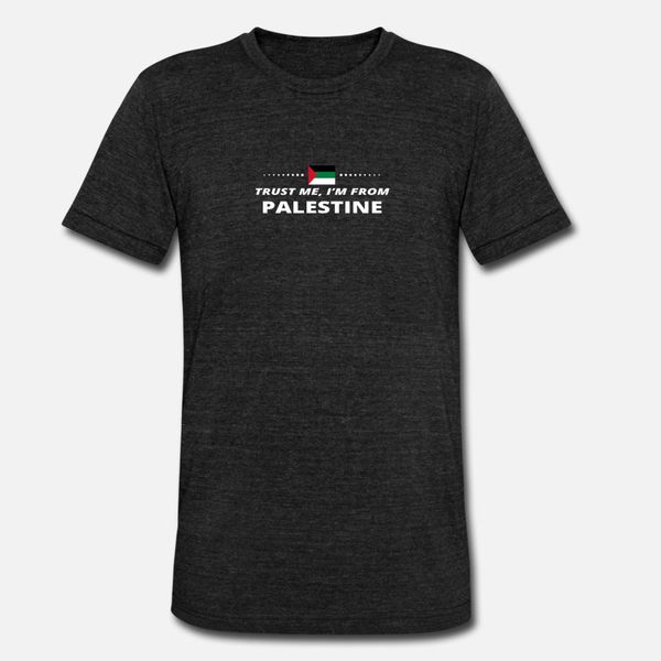 

trust me i from proud gift palestine t shirt men character 100% cotton euro size s-3xl solid color gift casual spring pattern shirt
