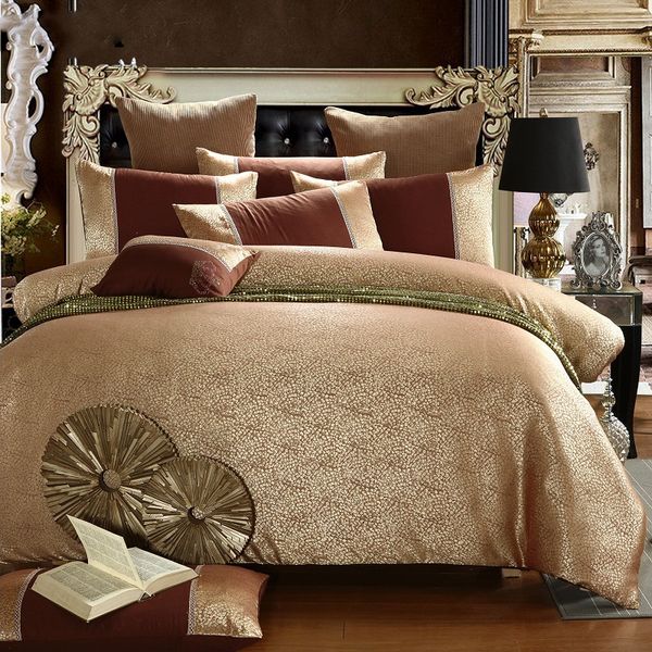 

new luxury tencel satin jacquard bedding set bedclothes bed linen/bed sheet bed set /king size 12type