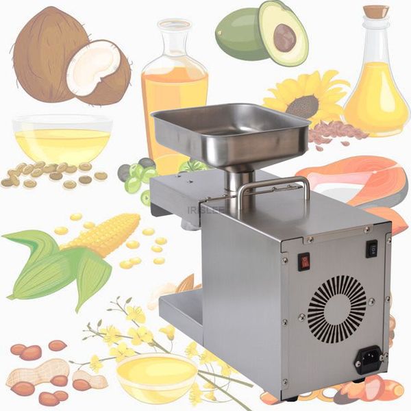 

automatic cold oil press machine high extraction rate oil extractor peanut coconut olive oil press machine
