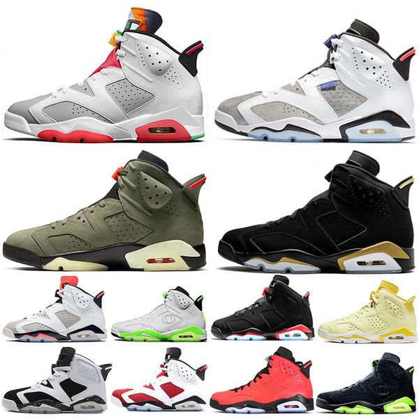 

2020 new hare dmp chaussures 6 6s men basketball shoes travis scotts medium olive yellow cactus jack women trainers sports zapatos sneakers