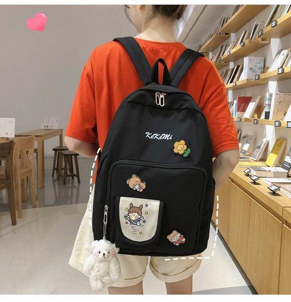 

Schoolbag female Korean Edition senior high school student Japanese Harajuku small fresh lovely girl backpack junior high school student002