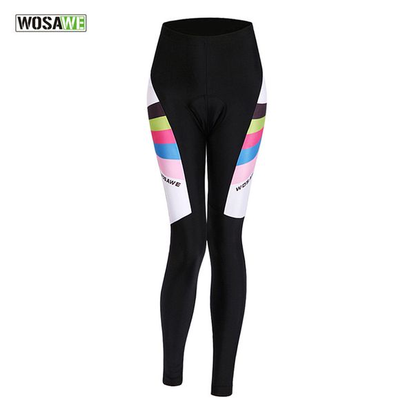 

racing pants wosawe autumn outdoor sports cycling ciclismo bicycle tight long multifunction sportswear bike reflective tights, Black;blue