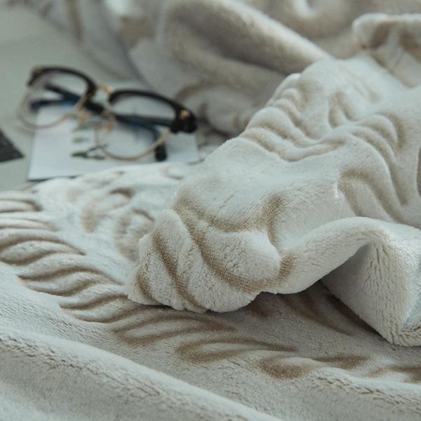 

plaid anti fleece faux coral thicken on static warm soft fur the bedspread for mink flannel double bed blanket throw grhlo homes2011