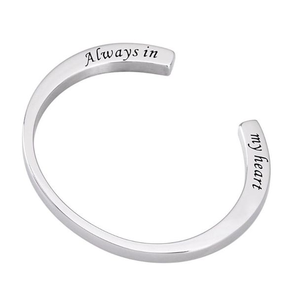 

fashion engraved memorial urn bracelet stainless steel cremation urn jewelry charm bracelet ashes memorial keepsake jewelry, Black