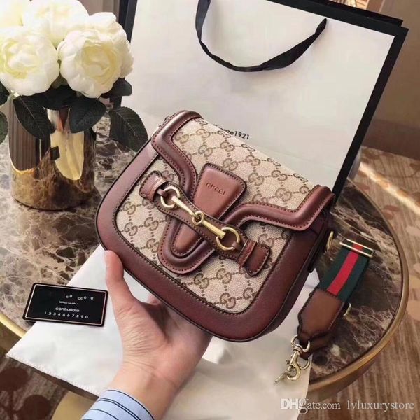 

fashion retro saddle bag shoulder bag women bag handbag lady wallet leather chain size 22-17-6
