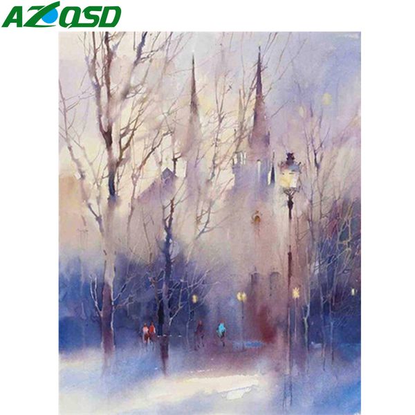 

azqsd paint by numbers for adults scenery diy unframe decoration acrylic paint coloring by numbers on canvas tree handmade gift