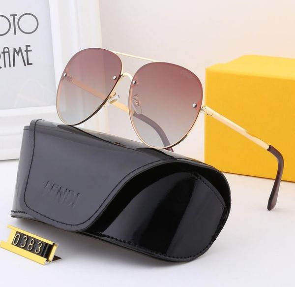 

0383# DesignerSunglasses Fashion Mens Women BrandGlasses FF Polarized Outdoor Vacation Couple SunGlasses Luxury Sunglass zx 2020523K